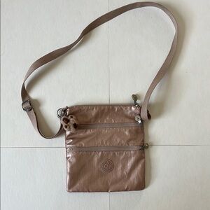 Kipling Pink Crossbody Bag with Adjustable Strap